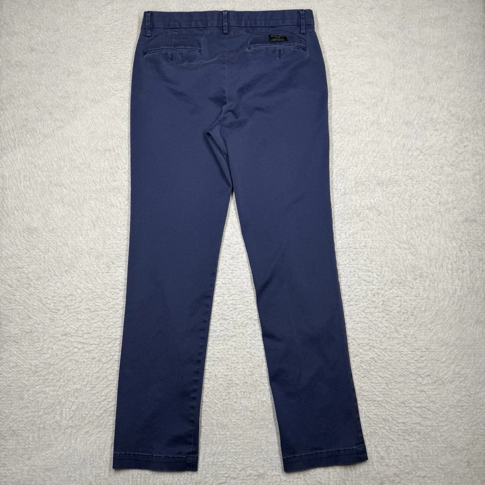 Banana Republic Aiden Chino Casual Pants Blue Men's Size 33x34